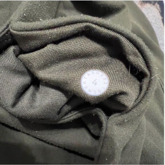 LULULEMON Align Womens High Rise Jogger Leggings Size 4 Olive Green Active Yoga - Picture 10 of 10